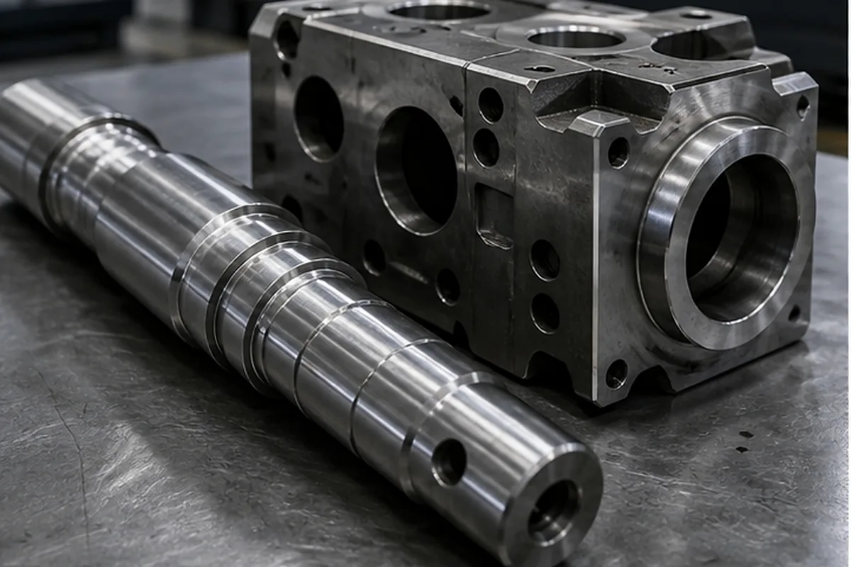 CNC machined parts and process setup for 4140 Alloy Steel CNC Machining