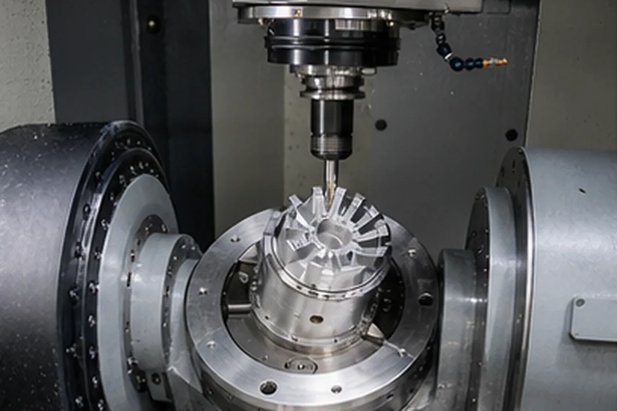 CNC machined parts and process setup for 5 Axis CNC Machining