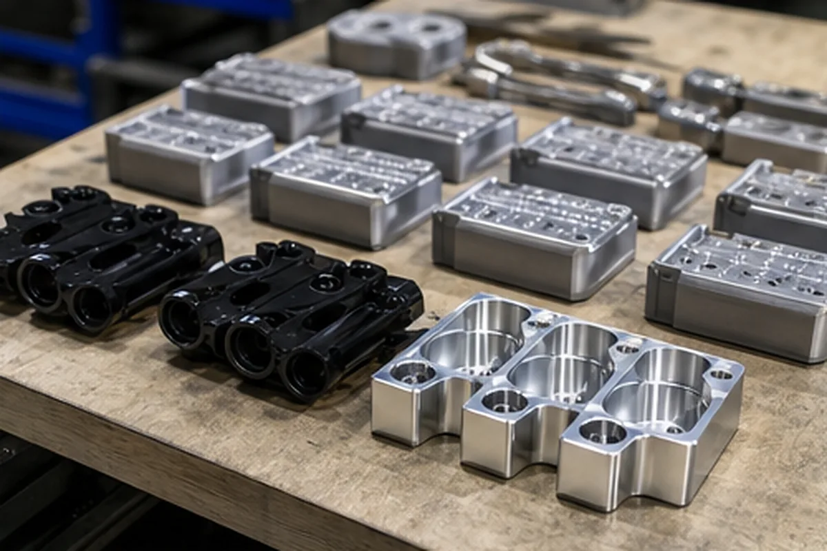 CNC part inspection setup for 7075 Aluminum CNC Machining