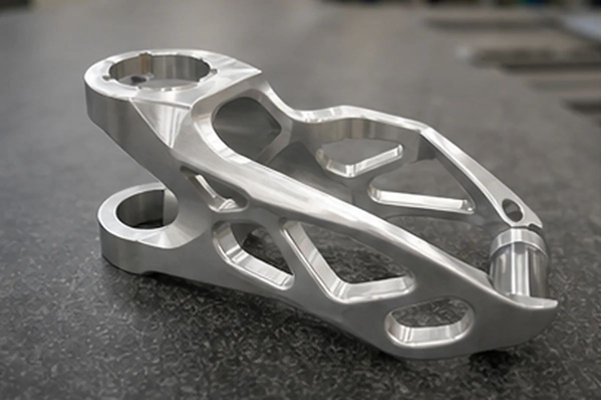 CNC machined parts and process setup for 7075 Aluminum CNC Machining