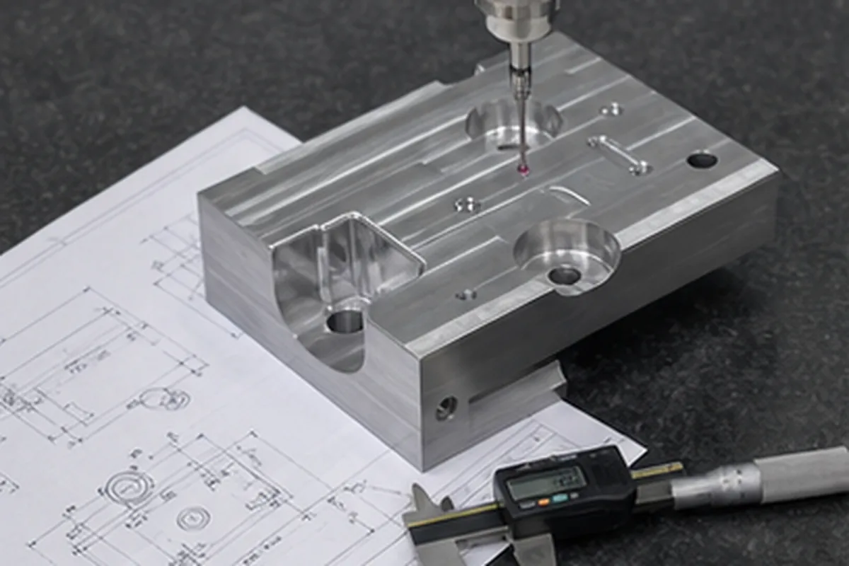 CNC machined parts and process setup for Aluminum CNC Machining
