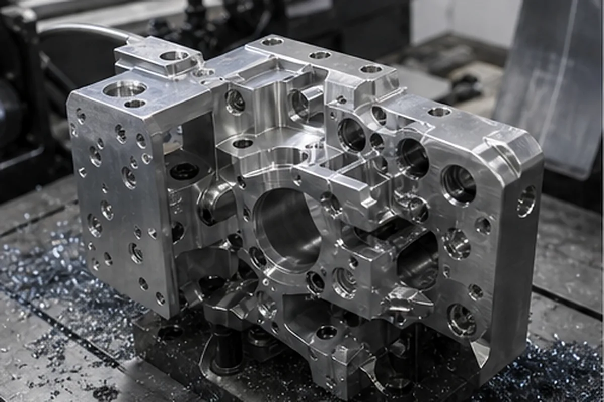 CNC part inspection setup for Aluminum Vs Titanium CNC Parts