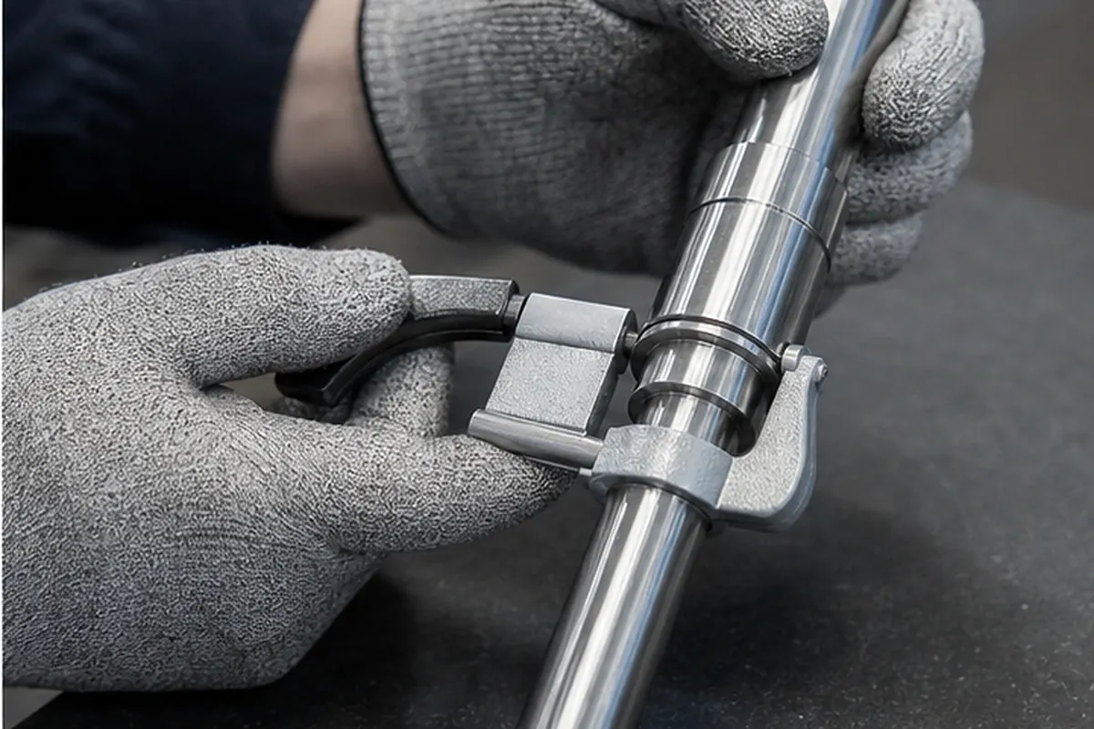 CNC part inspection setup for As Machined Finish