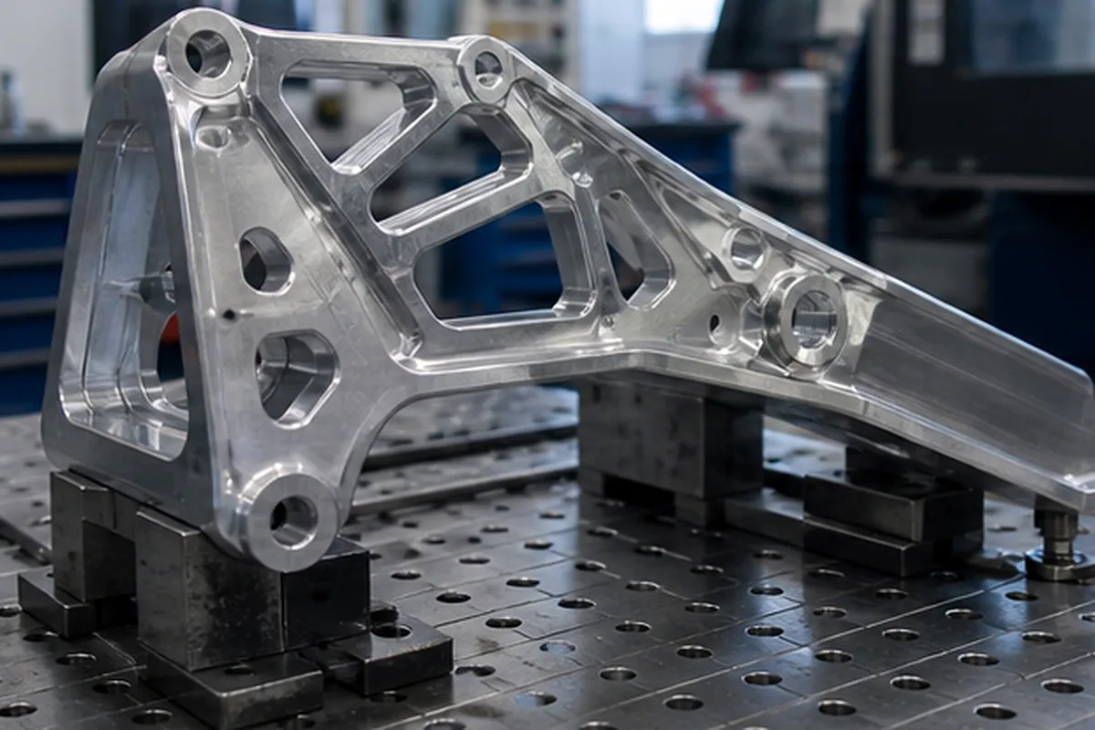 CNC machined parts and process setup for Automotive Development