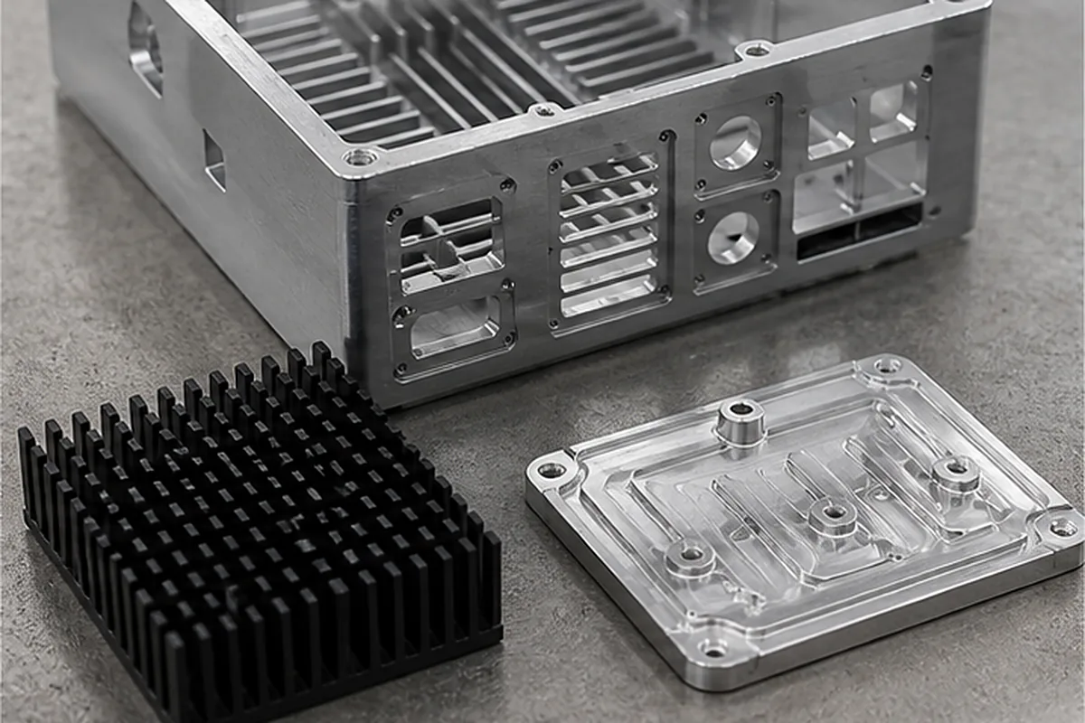 CNC part inspection setup for Bead Blasting