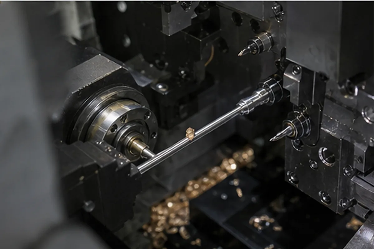 CNC part inspection setup for C360 Brass CNC Machining