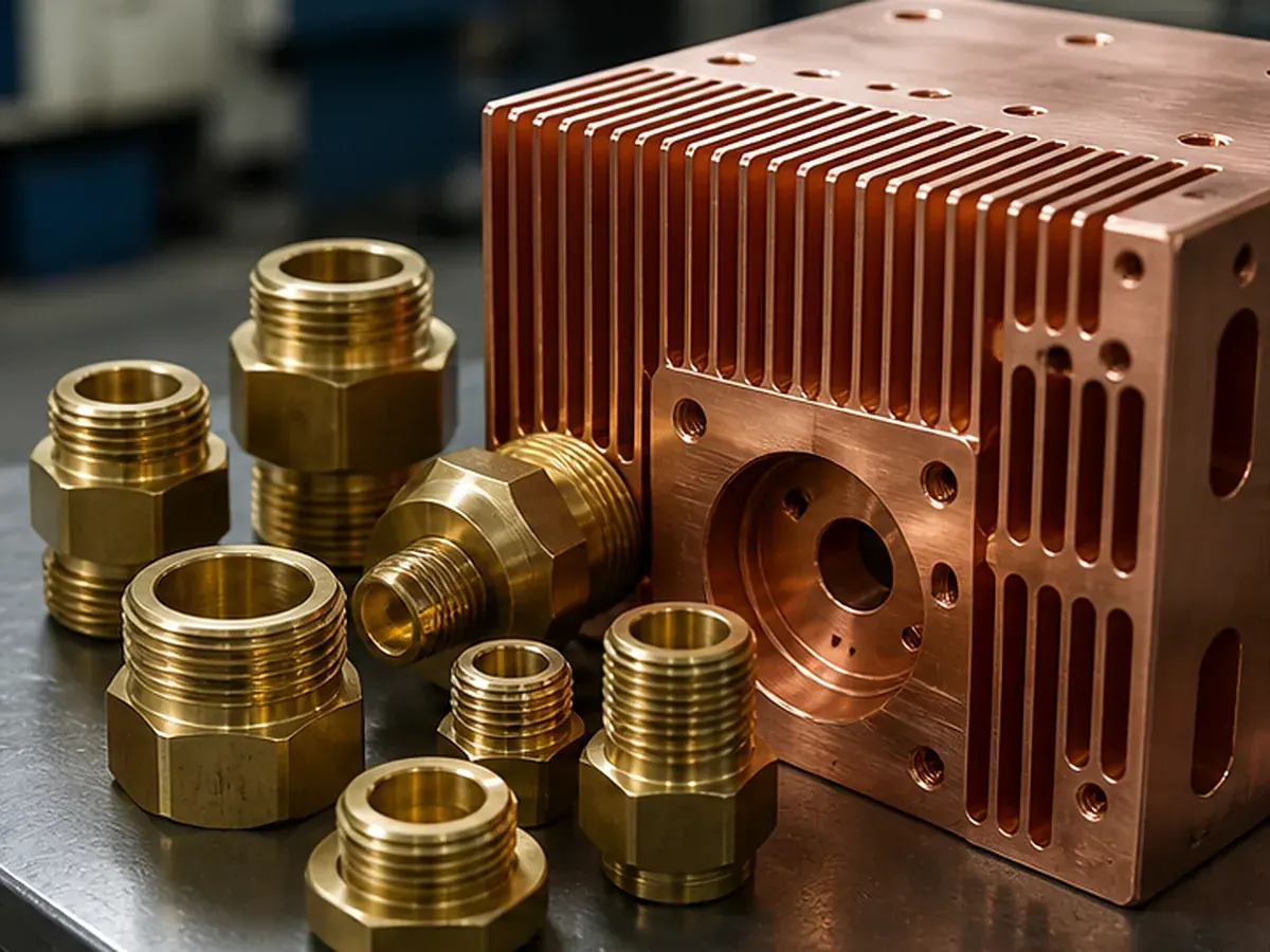 CNC machining workshop overview for C360 Brass CNC Machining