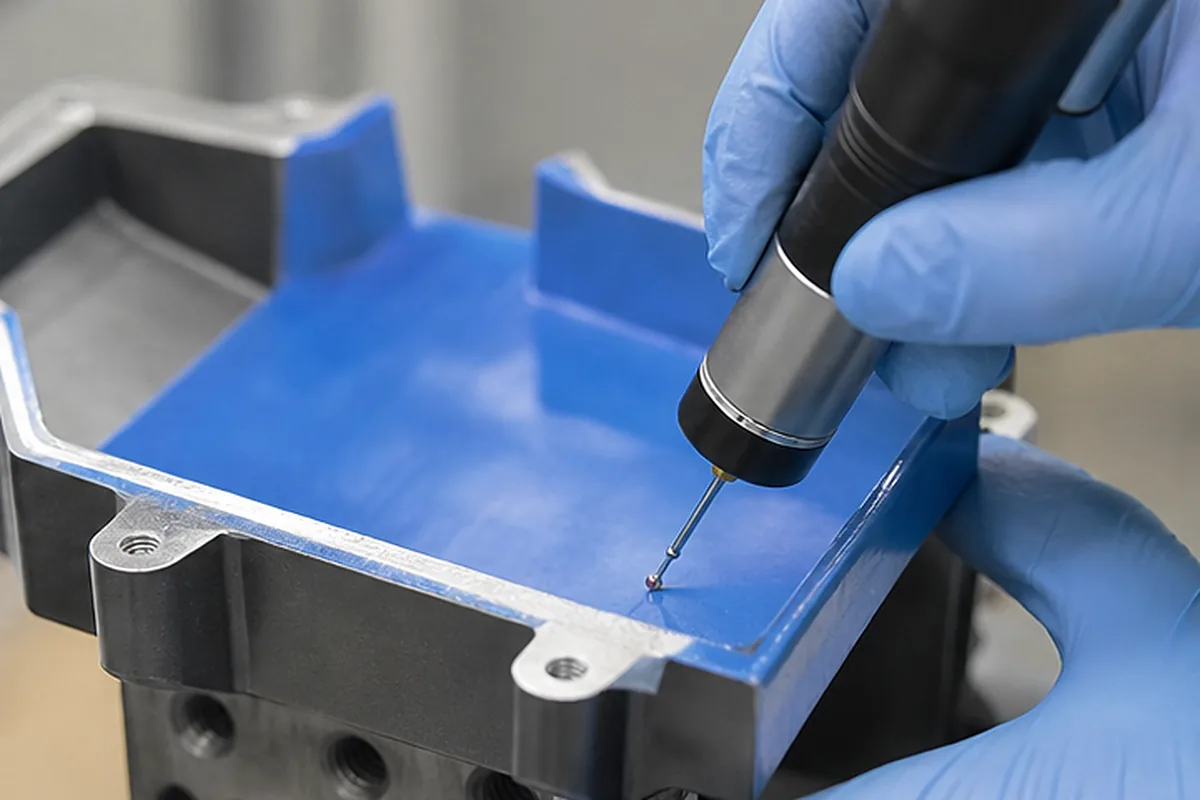 CNC part inspection setup for CNC Chatter Marks And Poor Surface Finish