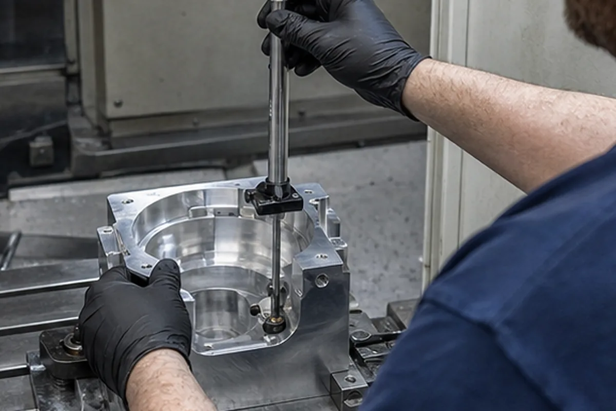 CNC machined parts and process setup for CNC Machining Comparisons