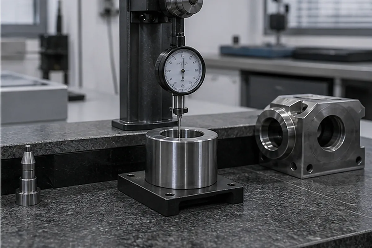 CNC part inspection setup for CNC Machining FAQ