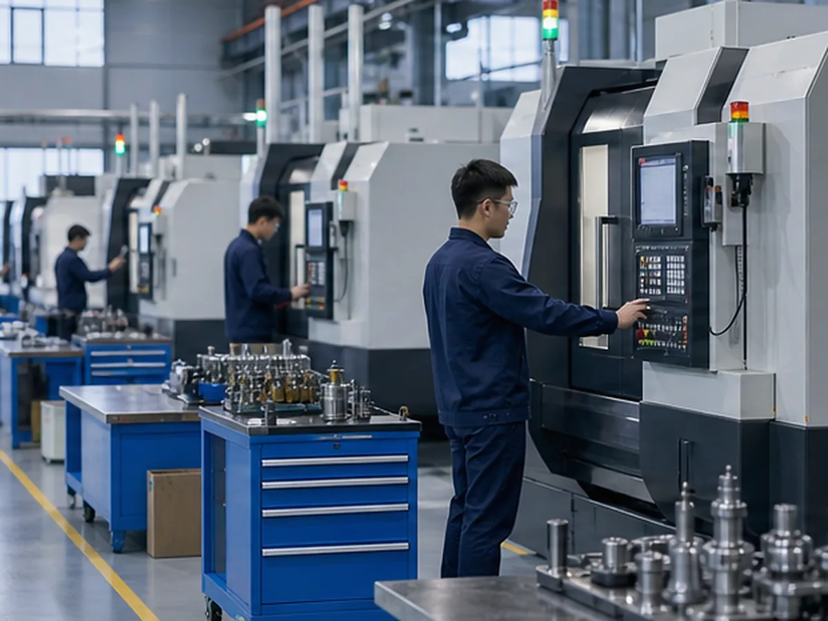 CNC machining workshop overview for CNC Machining Materials