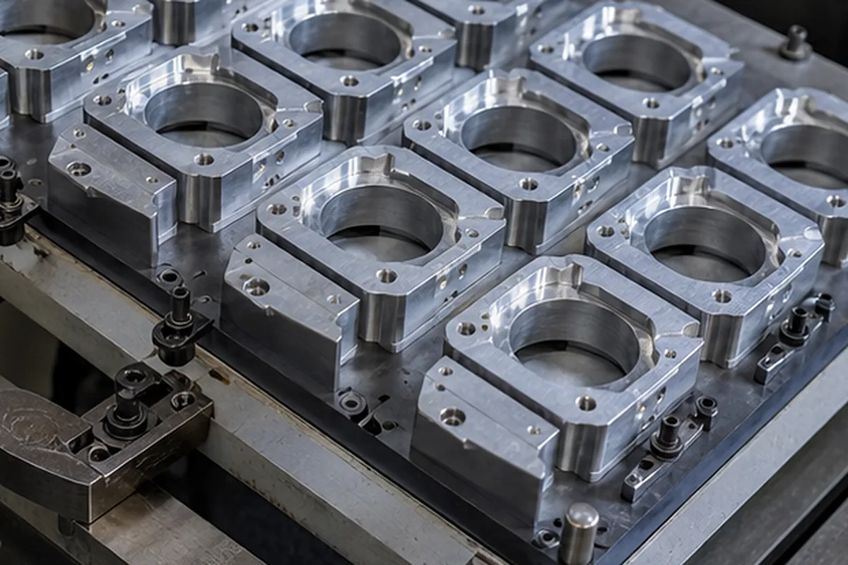 CNC machined parts and process setup for CNC Machining Vs 3D Printing