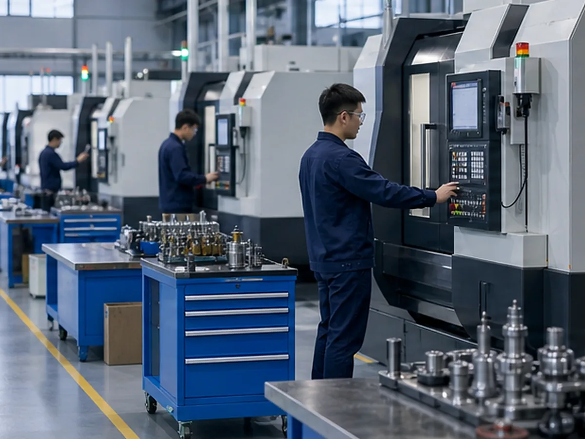 CNC machining workshop overview for CNC Machining Vs Die Casting