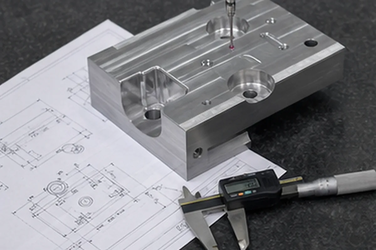 CNC machined parts and process setup for CNC Part Assembly