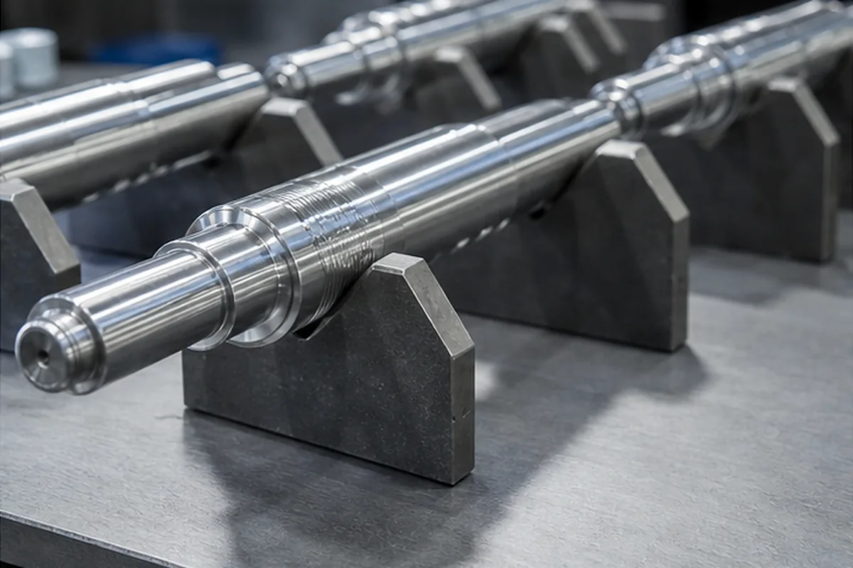 CNC machined parts and process setup for CNC Turning