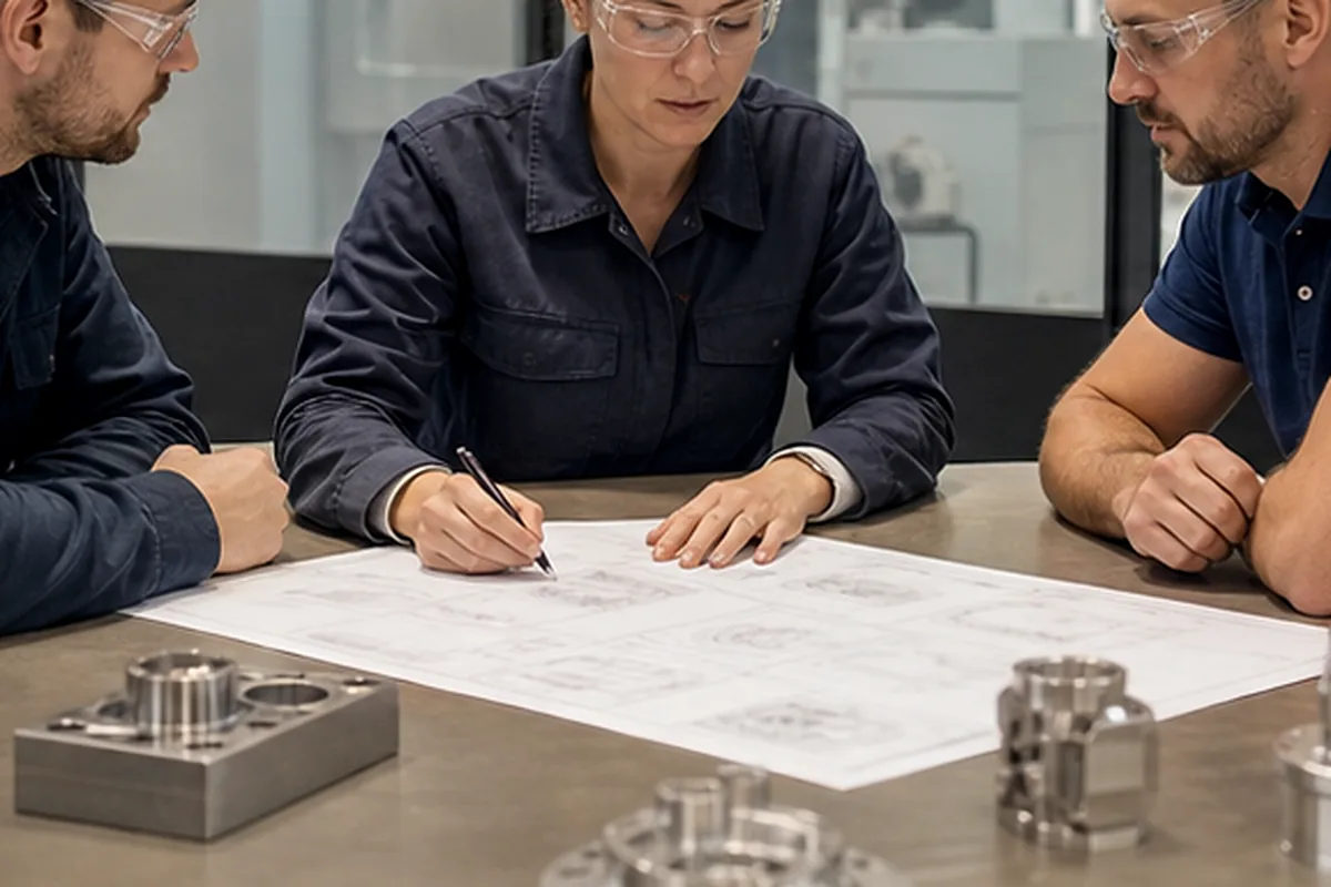 CNC RFQ drawing review setup for Common CNC Machining Drawing Mistakes