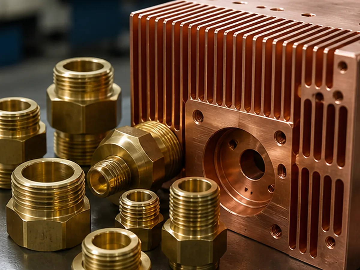 CNC machining workshop overview for Copper Brass CNC Machining