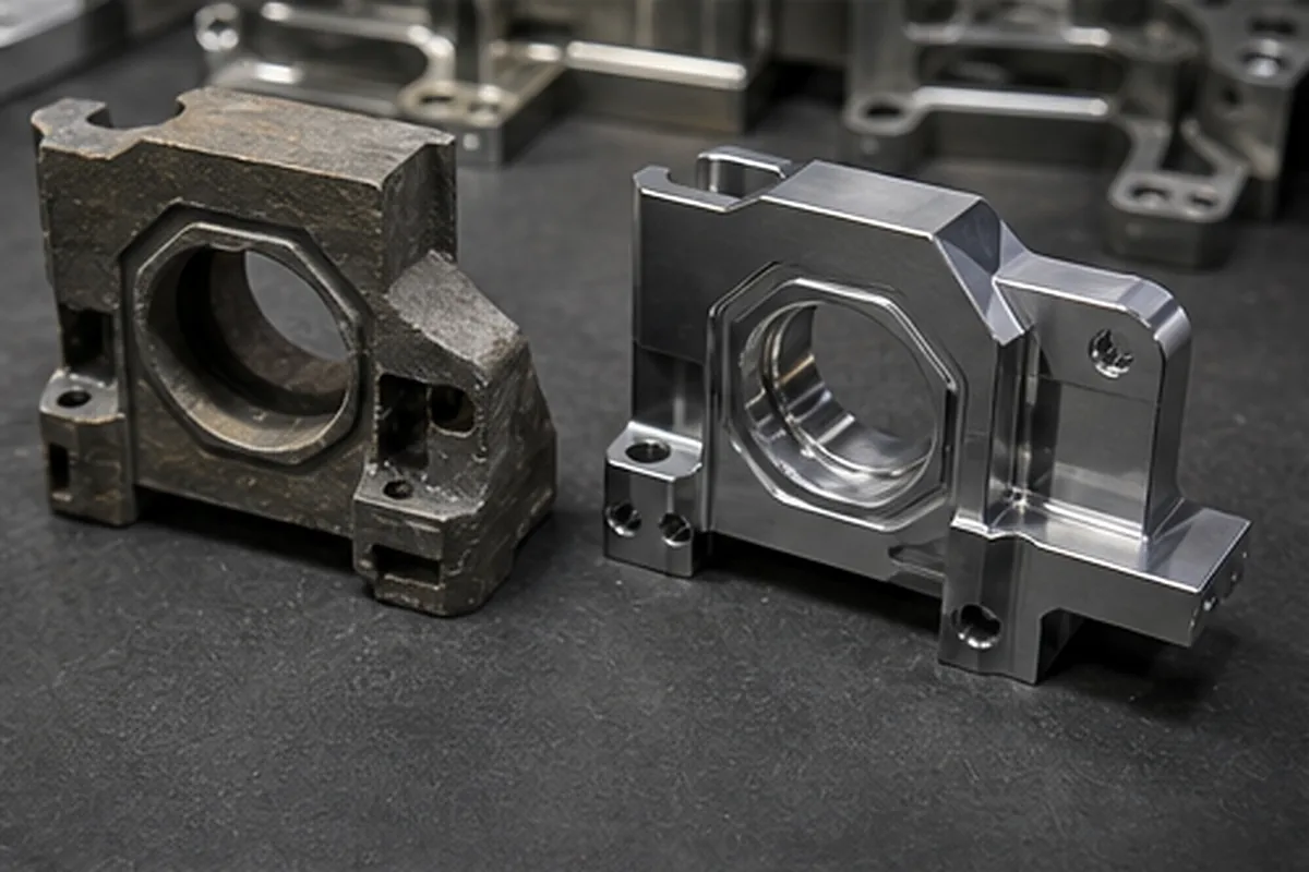 CNC machined parts and process setup for Engineering DFM Support
