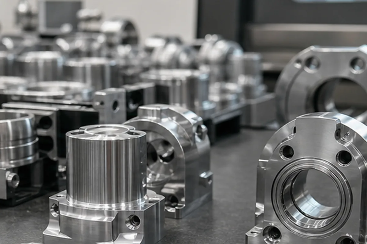 CNC part inspection setup for First Article Inspection