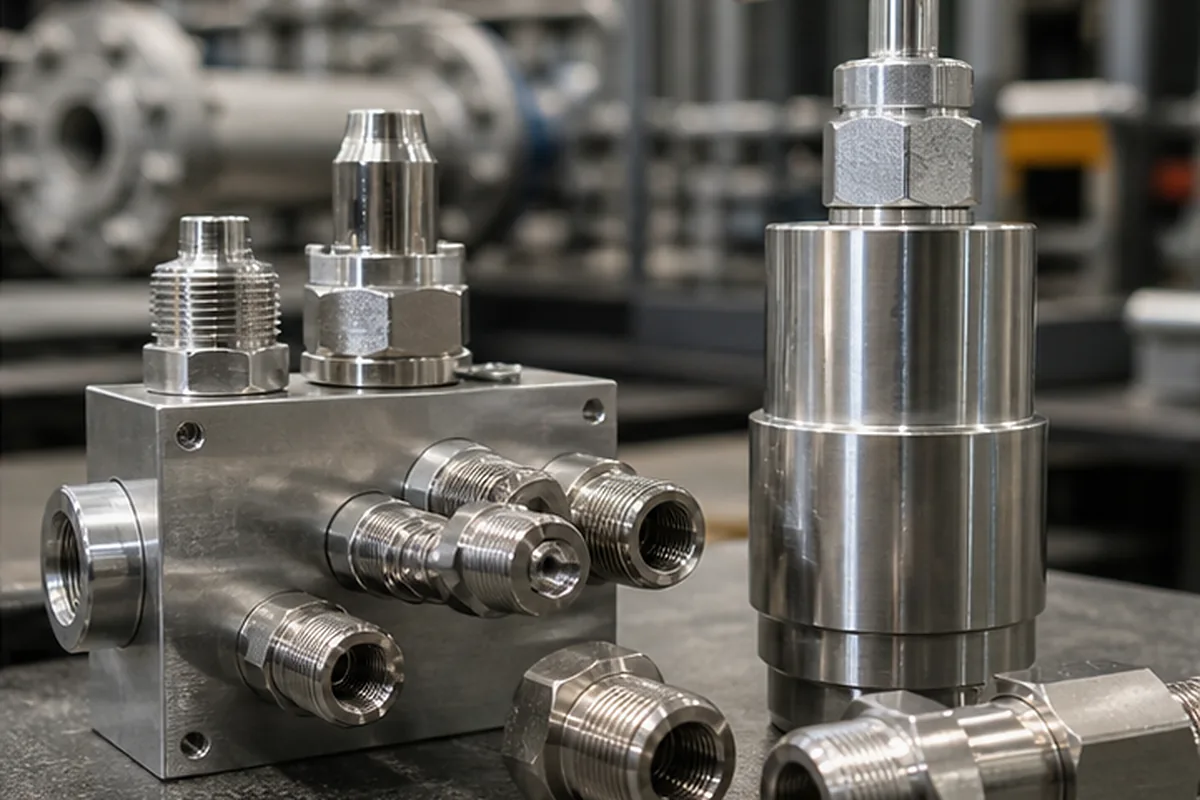 CNC part inspection setup for Heat Treatment