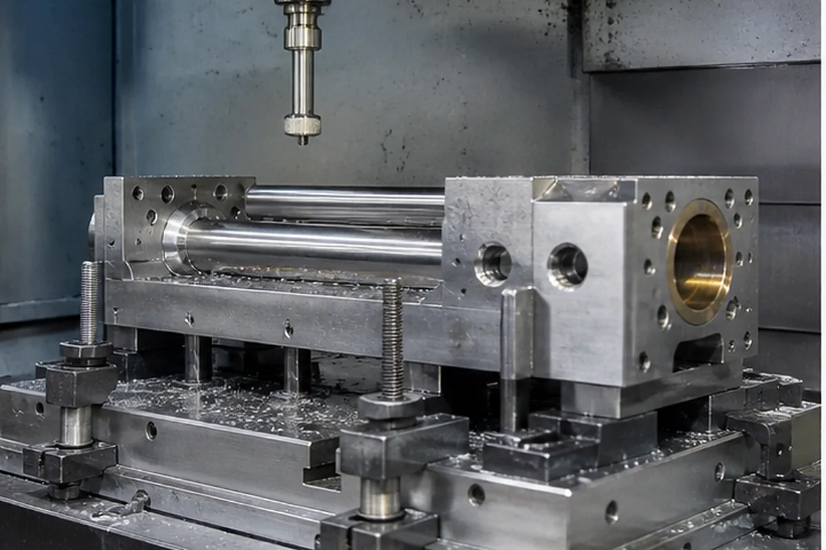 CNC machined parts and process setup for Holes And Deep Holes