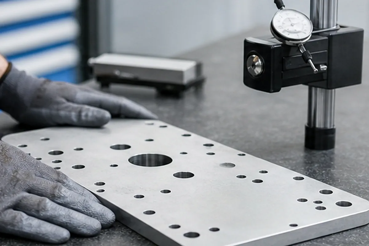 CNC part inspection setup for How Material Availability Affects CNC Lead Time