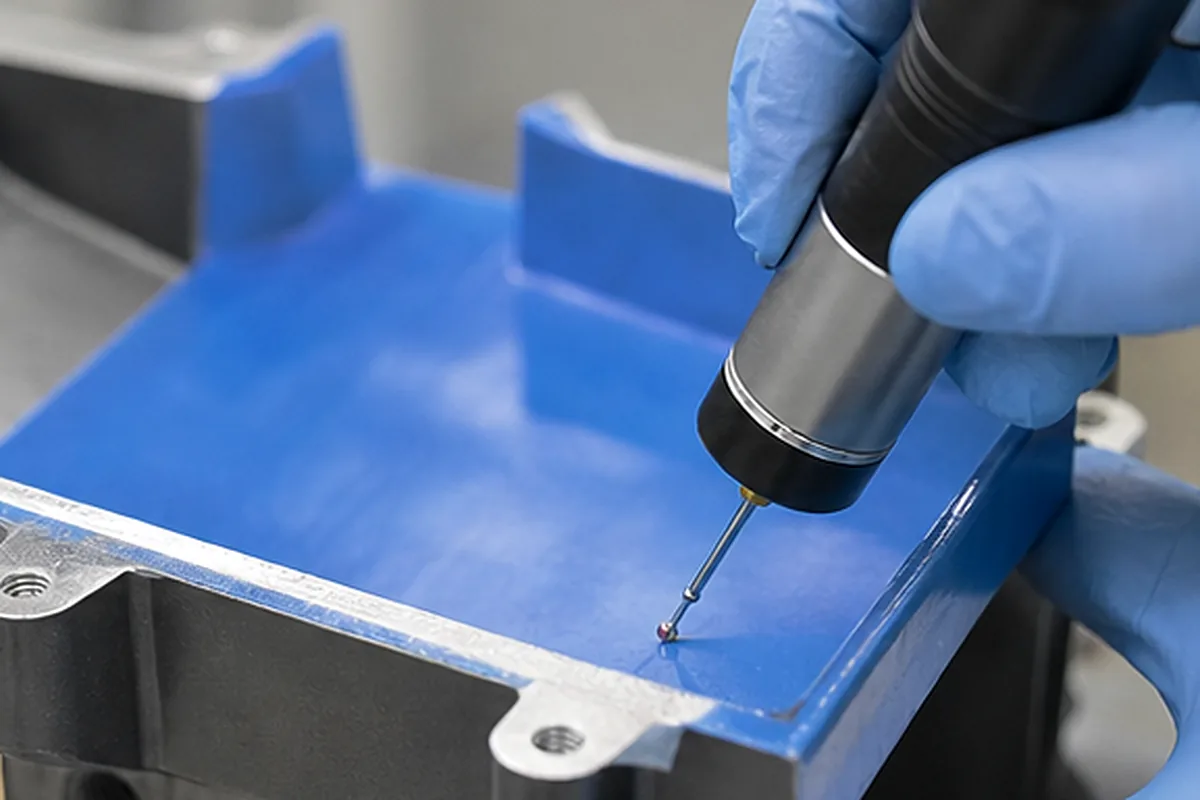CNC part inspection setup for How Surface Treatment Affects Part Dimensions