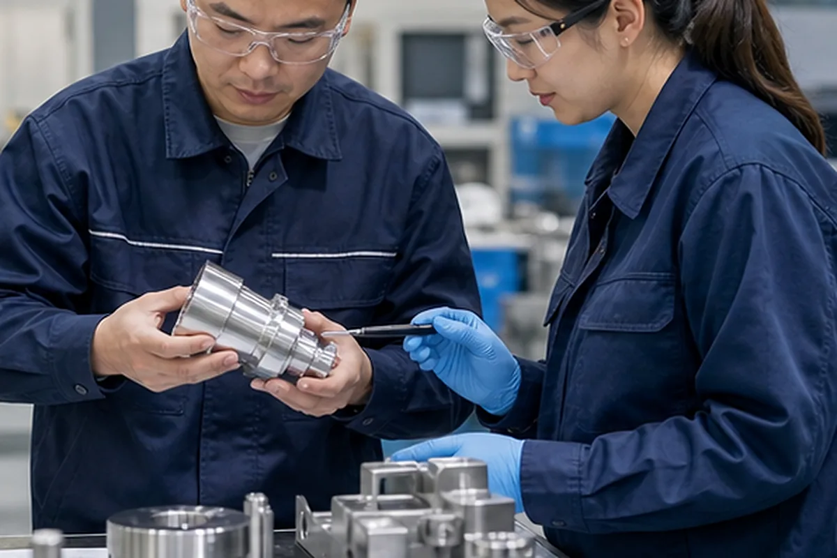 CNC machined parts and process setup for How To Reduce CNC Machining Lead Time