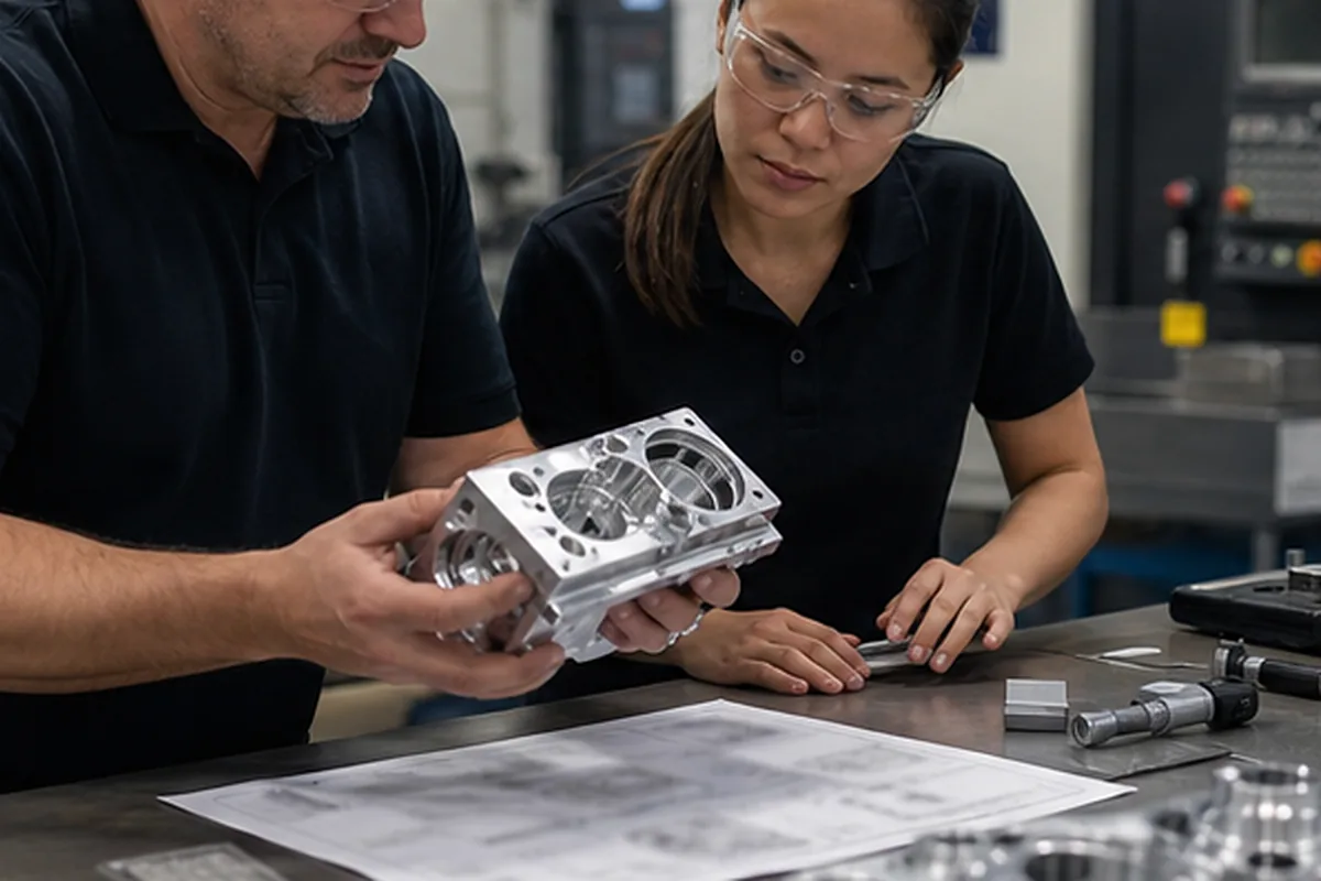 CNC machined parts and process setup for How To Specify Cosmetic Requirements For CNC Parts