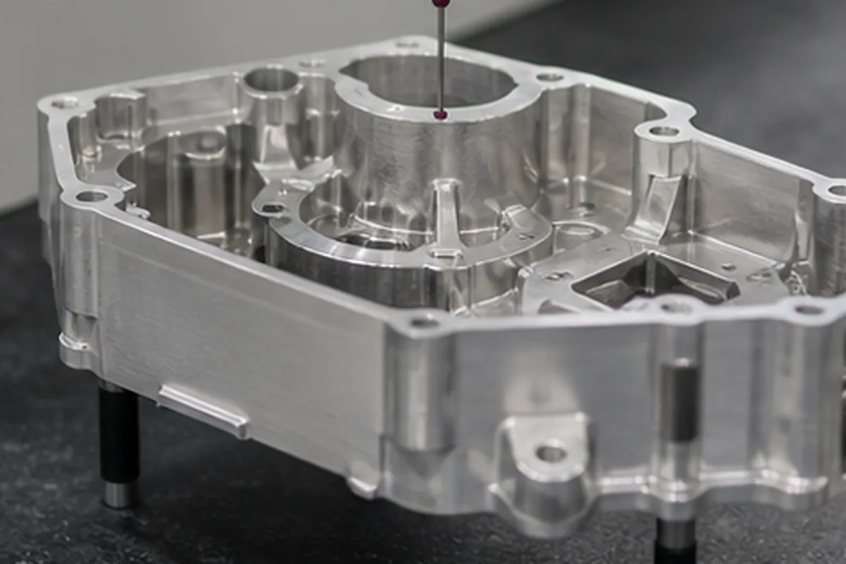 CNC part inspection setup for Nonconformance Corrective Action