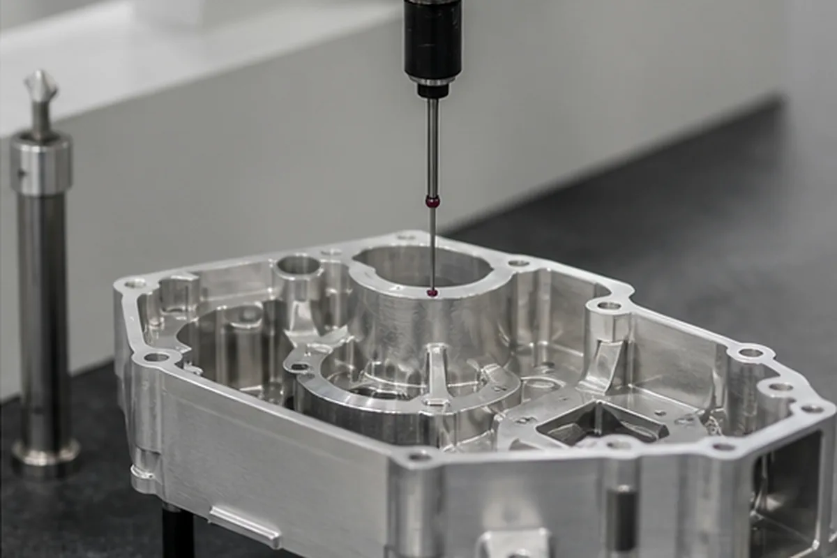 CNC part inspection setup for Packaging Export Protection