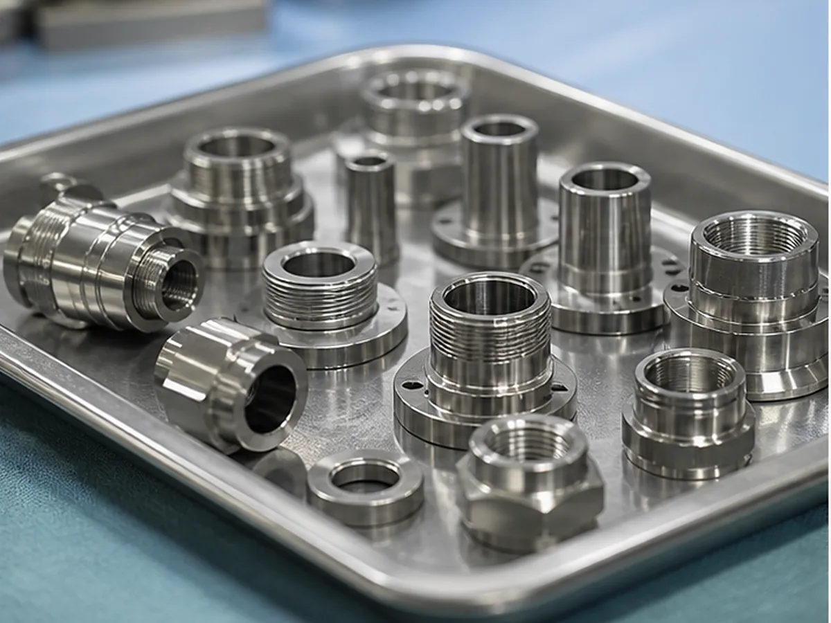CNC machining workshop overview for Passivation Vs Electropolishing Stainless Steel
