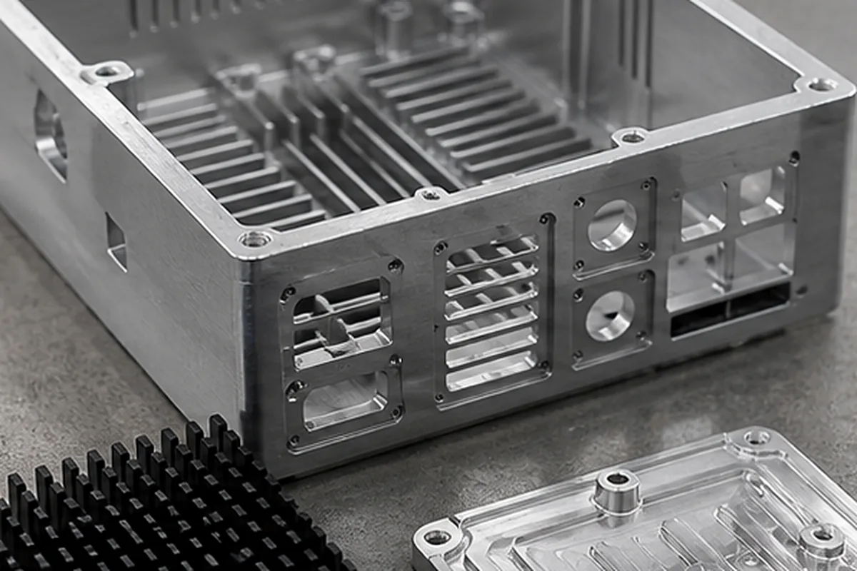 CNC part inspection setup for Polishing