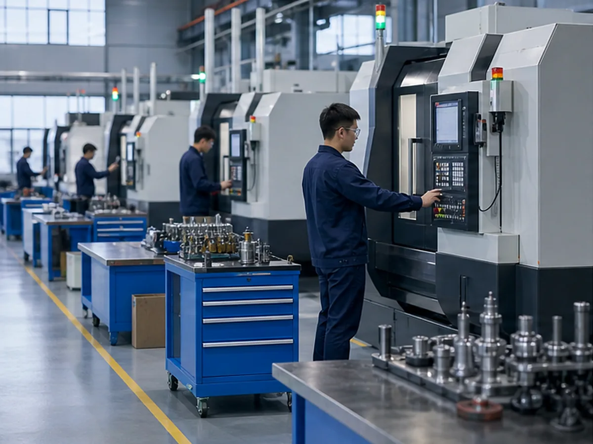 CNC machining workshop overview for Pom Delrin CNC Machining