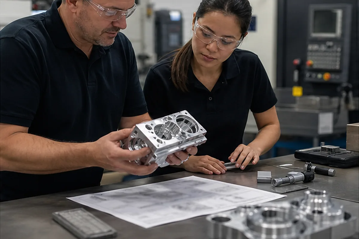 CNC part inspection setup for Profile Tolerance For CNC Machined Parts