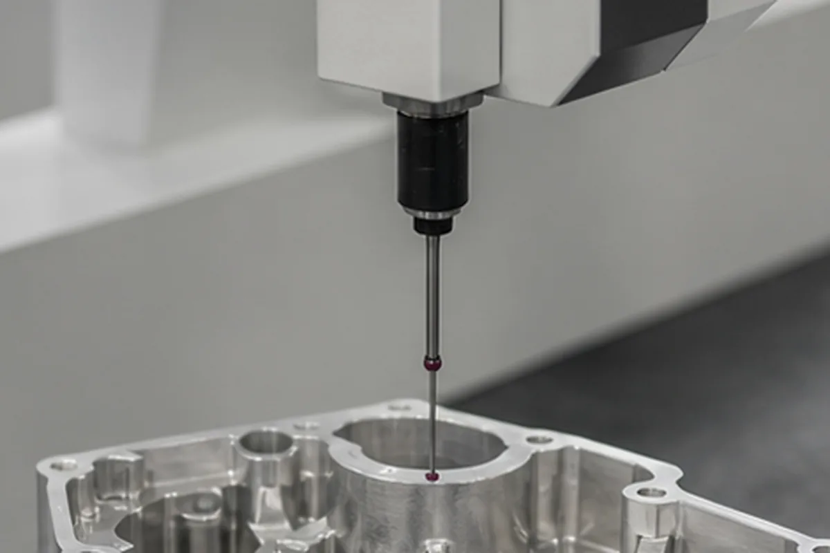 CNC part inspection setup for Semiconductor Equipment