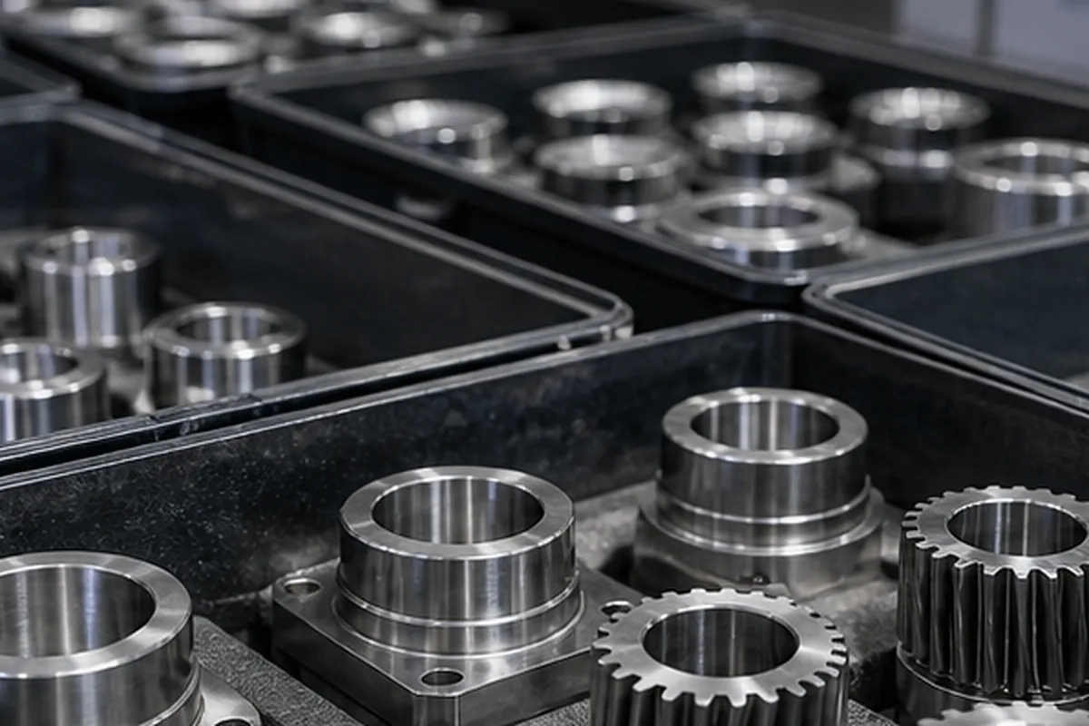 CNC part surface finishing setup for Stainless Steel Passivation