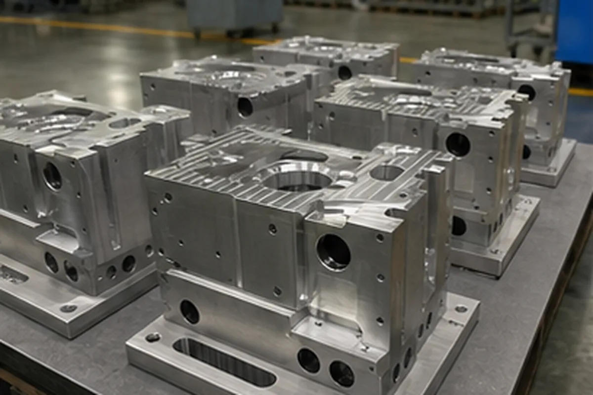 CNC machined parts and process setup for Steel CNC Machining