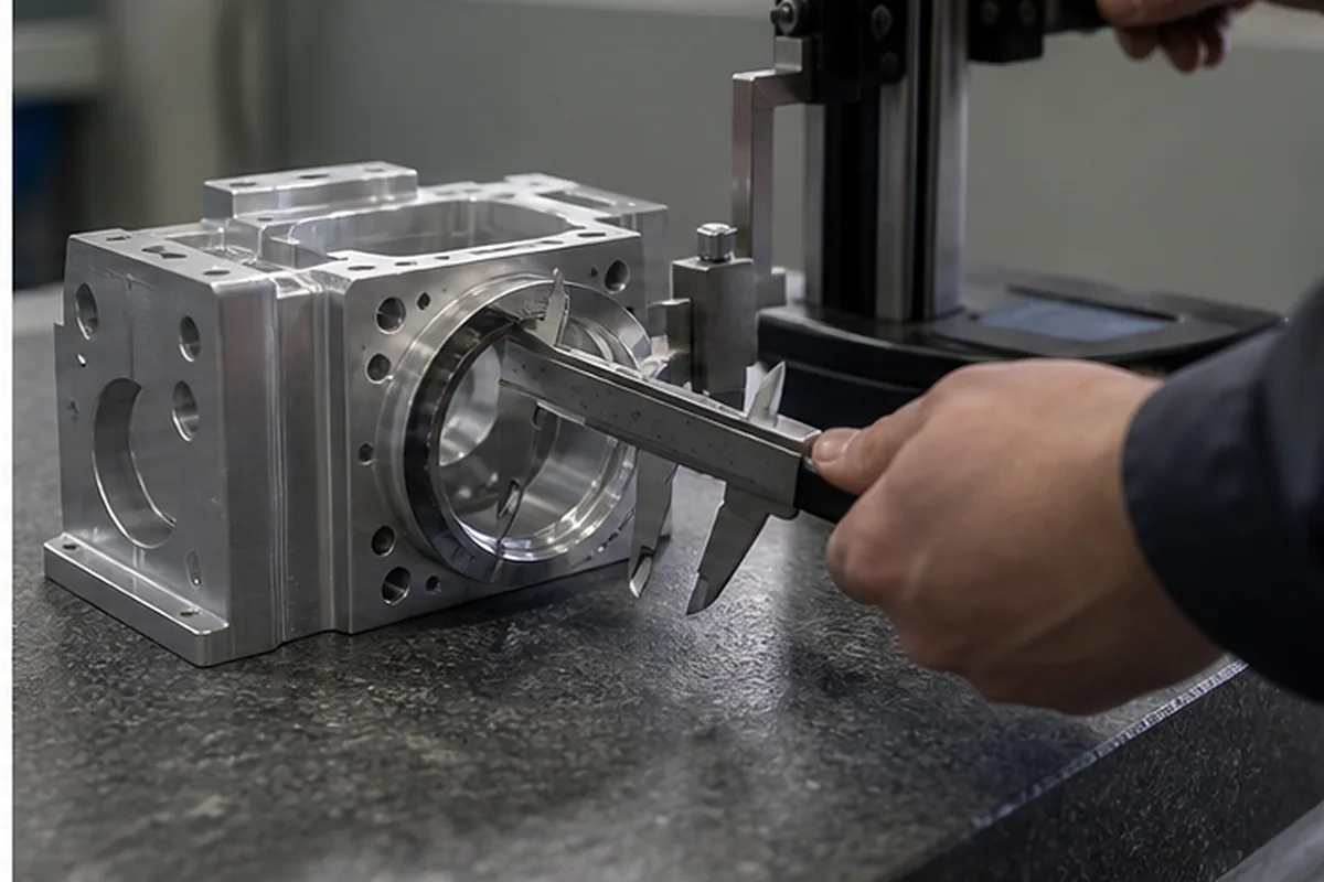 CNC part inspection setup for Why Choose Formexi