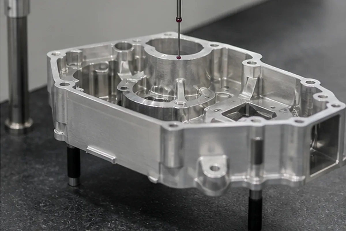 CNC part inspection setup for Why Machined Plastic Parts Change Dimensions